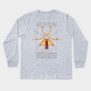 Vitruvian Omnic Kids Long Sleeve T-Shirt